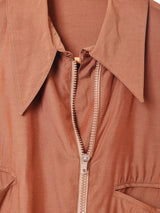 イタリア製 シルク混 ブルゾン