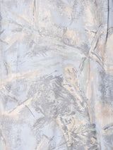 抽象柄 プルオーバー 半袖シャツ