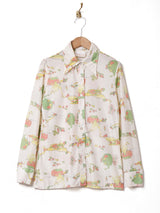 70's アメリカ製 総柄 長袖シャツ