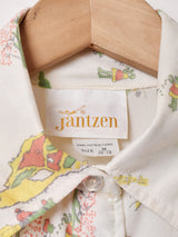 70's アメリカ製 総柄 長袖シャツ