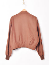 イタリア製 シルク混 ブルゾン