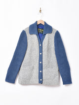 ニットスリーブ ウールジャケット