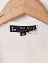 ビッグカラー プリーツ 長袖ブラウス