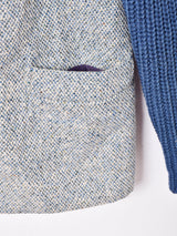 ニットスリーブ ウールジャケット