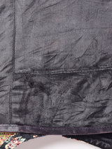 織り花柄 ベスト