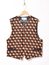 アメリカ製 アーガイル柄 べスト