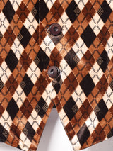 アメリカ製 アーガイル柄 べスト