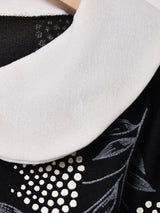 花柄 長袖ワンピース