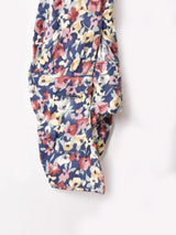 LizClaibone 花柄 オープンカラー 長袖ワンピース