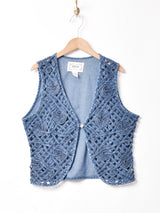 デザイン デニムベスト