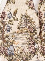 ゴブラン織り 総柄ベスト