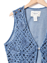 デザイン デニムベスト
