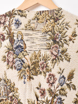 ゴブラン織り 総柄ベスト