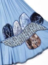 イタリア製 ハイウエスト デザインスカート