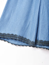 イタリア製 ハイウエスト デザインスカート