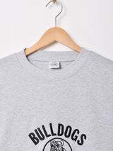 【2色展開】 刺繍 スウェットシャツ【Bulldogs】