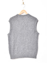 アメリカ製 ケーブル ミックスニットベスト