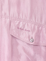 ワンポイント 長袖 シルクシャツ