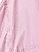 ワンポイント 長袖 シルクシャツ