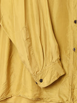 長袖 シルクシャツ