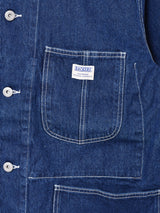 【2色展開】Backersデニム カバーオールジャケット