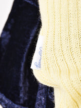 ニット アームウォーマー イエロー