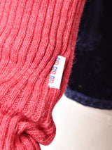 ニット アームウォーマー ピンク