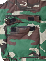 カモフラージュ柄 中綿入り ベスト