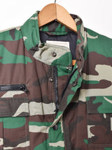 カモフラージュ柄 中綿入り ベスト