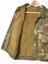 カモフラージュ柄 内ボアベスト