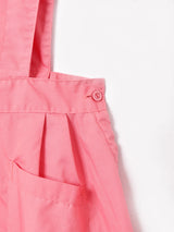 パッチ付き スリーブレスワンピース