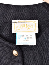 カナダ製 ベルト付き 切り替えデザイン 長袖ワンピース