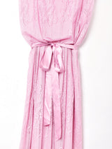 クロシェ マキシ丈 スリーブレスワンピース