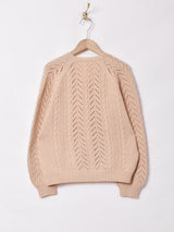 Vネック デザインセーター