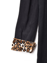 レオパード  長袖ワンピース