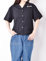 【2色展開】Elcamino半袖ボーリングシャツ コットン