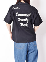 【2色展開】Elcamino半袖ボーリングシャツ コットン