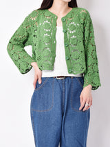 【5色展開】Meridianクロシェカーディガン