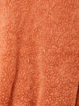 Vネック 長袖 リブトップス