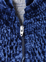 シャーリング ベロア 長袖ワンピース