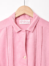 アメリカ製 ベルト付き オープンカラー 長袖ワンピース