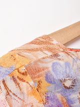 花柄 スリーブレスワンピース