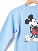 ミッキーマウス プリントスウェットシャツ