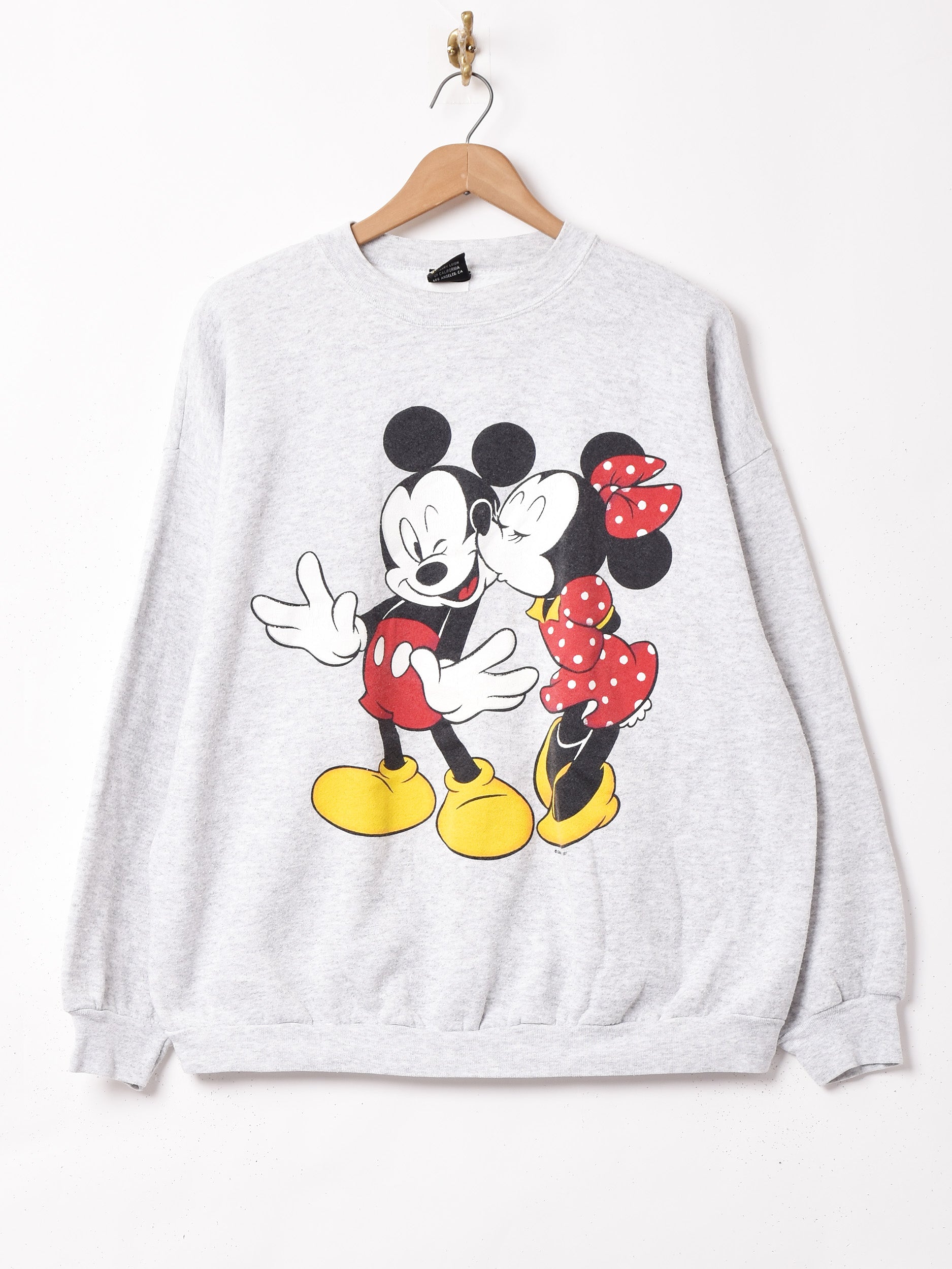 ミッキー&ミニー プリントスウェットシャツ – 古着屋Top of the Hillの