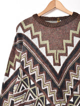 アメリカ製 総柄セーター