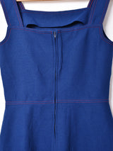 アメリカ製 フラワーデザイン スリーブレスワンピース