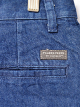 タック入り デニムショートパンツ W33