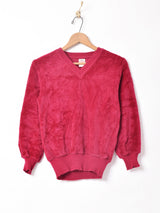 ベロアリブトップス