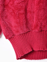 ベロアリブトップス