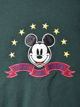 ミッキーマウス 刺繍 スウェットシャツ
